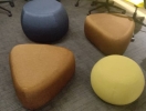 Puffy Stool Low Stool/ Ottoman