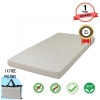 DESIRE 5 Inches Single Thick Foam Quilted Fabric Mattress with Free Memory Foam Pillow Mattress Bedroom