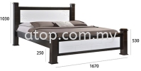 Atop ATN 3510WH Queen Size Bed Frame New Product Queen Size Bed Frame (5ft)
