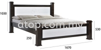 Atop ATN 3516WHW Queen Size Bed Frame New Product Queen Size Bed Frame (5ft)