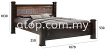 Atop ATN 3508AW Queen Size Bed Frame New Product Queen Size Bed Frame (5ft)