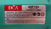 DCA ASP180 7" SANDER POLISHER 750W  ID30823 DCA Power Tools (Branded)