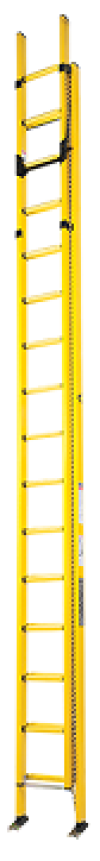 Branach CorrosionMaster Extension Ladder Branach Safety Platform Ladder