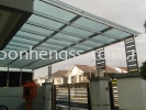  LAMINATED GLASS AWNING STAINLESS STEEL