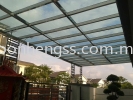  LAMINATED GLASS AWNING STAINLESS STEEL