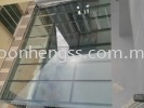  LAMINATED GLASS AWNING STAINLESS STEEL