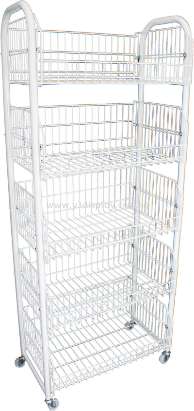 5'Hx2'L Basket Stand