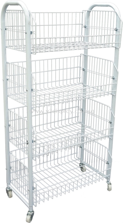 4'Hx2'L Basket Stand