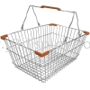 19981-39X30CM Chromed Shopping Basket Shopping Basket