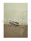 50018-SUGGESTION BOX 10"HX8"LX5"D Suggestion Box Acrylic Display