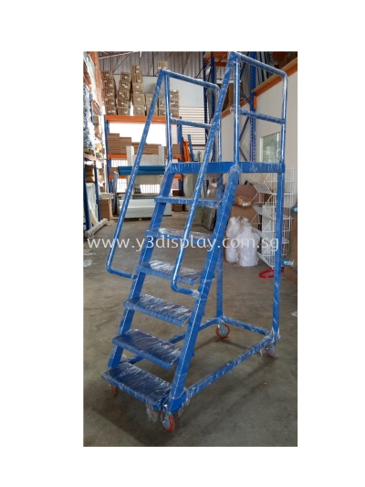 29741-LT5-LADDER TROLLEY-1500MM HIGH PLATFROM