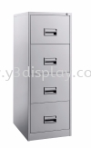63041-FC-4 DRAWERS FILING CABINET Steel Cabinet Office Equipment