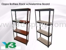 23245-Oppa Boltless Rack c/w Melamine Board White Oppa Rack