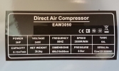 Eurox EAX3050/ EAW3050 Air Compressor 3hp 50liter ID32004 ID32754 Europower & Eurox & Robintec  Air Compressor