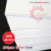 4 Sheet Plain Card - White Plain Card (120g-250g) Paper and Card Products ֽ