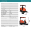 WELDUM 1800 - LARGE ELECTRIC RIDE-ON SWEEPER Penyapu Jalan Raya Alat Pembersih Lantai / Penyelenggaraan