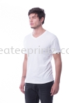 MVN V Neck 00 Snowy White Men's Collection Essential Cotton Rightway Apparel