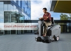GM-MINIS COMPACT RIDE ON AUTO RIDE-ON FLOOR SWEEPER Road Sweeper Floor Cleaning / Maintenance