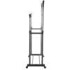 Durable Steel & Adjustable Height Double Garment Rack Wardrobe Bedroom