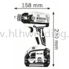 Bosch Cordless Impact Dr. Wrench 2800rpm 18V 1.7kg GDX18V-EC Bosch Cordless Impact Wrench Bosch Cordless Power Tools Power Tools