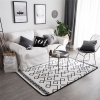 Japanese Black & White Design Tatami Floor Carpet Home Decor Home & Living