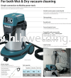 Makita Vacuum Cleaner1050W, 2000L/min, 22kPA, 9.6kg VC1310LX1 Makita Vacuum Cleaner Power Tools