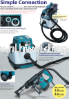  Makita Vacuum Cleaner1050W, 2000L/min, 22kPA, 10.5kg VC2510L Makita Vacuum Cleaner Power Tools