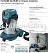  Makita Vacuum Cleaner1050W, 2000L/min, 22kPA, 10.5kg VC2510L Makita Vacuum Cleaner Power Tools