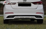 Hyundai Elantra 2017 AD Rear difusser Elantra 2017 Hyundai