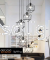 JL-MJ05-BK-6RB HIGH CEILING PENDANT LIGHT