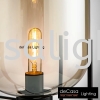 Modern Table Lamp (1159) Glass / Metal Design Table Lamp TABLE LAMP