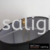 DESIGNER FLOOR LAMP BLACK WITH GOLD HOLDER Designer Floor Lamp FLOOR LAMP