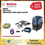 BOSCH GAS 15 PS PROFESSIONAL EXTRACTOR VACUUM WET & DRY VACUUM. FOC !