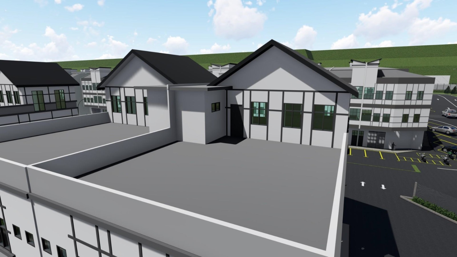 3.5 Storey Semi-Detached Factory