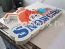 Snowcious logo LED Lightbox LED 3D Signage