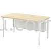 MT-SMT-187 (Metal Panel) SL55-Series Metal Leg Office Table Office Table