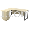 MT-SQWL-1815-3D SQ82-Series Metal Leg Office Table Office Table
