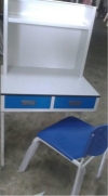 EH4322 Study Carrel With Drawers Study Carrel Hostel Furniture / Education Furniture 