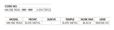 MK-SSE-903 AXIS SAFETY SPECTACLE Eye Protection