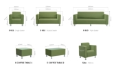 Life Series Office Sofa Set Sofa Settee