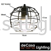 Set Of 3 With Round Base Modern Designer Decorative Round Ceiling Light (MJ07-BK-3CB) Stylish Ceiling Light CEILING LIGHT