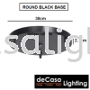 Set Of 3 With Round Base Modern Designer Decorative Round Ceiling Light (MJ07-BK-3CB) CEILING LIGHT /LAMPU SILING