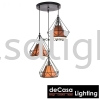 LY-TY201-25-BK/BR-3RB Retro Loft Design Pendant Light PENDANT LIGHT