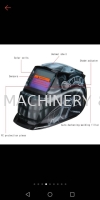 Solar Auto Darkening Welding Helmet Mask Grinding Welder Protective Gear Welding Accessories