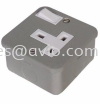 SIRIM 13A 230V 1 Gang Metal Clad Switch Socket Outlet Grey Color Colour MCSS-131 CABLE / POWER/ ACCESSORIES