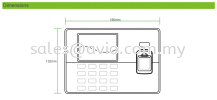 ZKTeco Simple Fingerprint Standalone Time Attendance Terminal USB Data Output 2.8 Inch TFT Screen LX50 ZKTECO