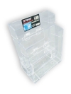 607602 - Brochure Holder A5 2 Layers w Hook (B366) COUNTER TOP BROCHURE STANDS