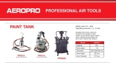Aeropro RP8312 Paint Tank with Spray Gun 10L ID30995  Air Paint Sprayer / Air Brush / Air Cleaning Gun  Air / Pneumatic Tools 