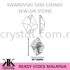 SW, COSMIC SEW-ON STONE, 001 CRYSTAL, 3265, 20x16mm Sew-On Stone SW Crystal Collections 