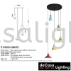 Pendant Light (ZF6553-5-BK/CL) 3 in1 / 5 in1 Pendant Light (Round / Long Base) PENDANT LIGHT